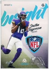 Justin Jefferson 2021 Panini Luminance NFL Shield Patch Card #BB-JUJ 1/1