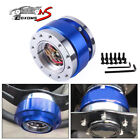 Blue Universal Car Steering Wheel Quick Release HUB Adapter Snap Off Boss Kit (For: Renault Scenic)