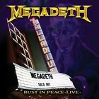 MEGADETH - Rust in Peace LIVE (CD) megadeath heavy metal music BRAND NEW