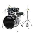 Tama Stagestar 5pc Drum Set w/22BD Black Night Sparkle