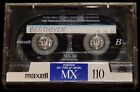 Vintage Cassette Tape, MAXELL MX-110 METAL BLANK TAPE (Used), Extra Wide Range