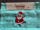 Set 4 Placemats Johanna Parker Christmas Retro Santa Claus Holiday Cotton 13x19