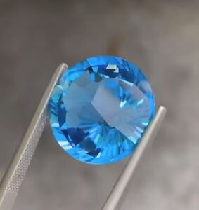 CERTIFIED Natural Diamond 2 Ct Round Cut Blue Color D Grade VVS1 +1 Free Gift