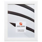 Craig Frames Contemporary, 17x22 1 Inch Wide Modern White Picture Frame