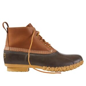 New Bean Boots The Original LL Bean Boot Tan/Black Size 7 Narrow MSRP $140