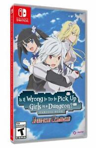 Is It Wrong to Try to Pick Up Girls in a Dungeon? - Nintendo Switch, Brand New