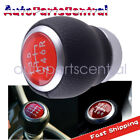 FOR 2004-2021 SUBARU IMPREZA WRX STI 6-SPEED SHIFT KNOB LEATHER SIX GEAR SHIFTER (For: More than one vehicle)