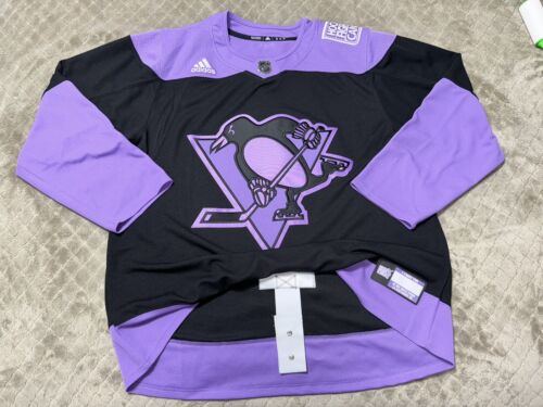 New ListingPittsburgh Penguins Hockey Fights Cancer Jersey Guentzel sz 56