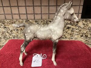 Breyer Vintage Matte Grey Dapple Proud Arabian Foal #2