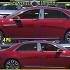 2017 2018 2019 2020 Lincoln Continental 4Pc Pillar Posts Chrome Stainless Steel