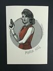 Tyler Stout Maria Hill handbill Avengers Marvel Art Hero Complex Gallery SHIELD