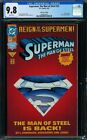 SuperMan: Man Of Steel #22 Collectors Ed CGC 9.8 DC 1st John Henry Irons: Steel