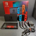 New ListingNintendo Switch HAC-001(-01) Handheld Console - 32GB - Neon Blue/Red Joy-Cons
