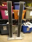 Panasonic SB-FS740 42” Tower Speakers PAIR W/ Stands *WIRED* WORK GREAT! Silver