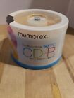 Memorex Cool Colors CD-R 50 Pk 52x 700 MB 80 Min Recordable Blank CD's (#418)