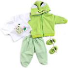 Reborn Baby Dolls Clothes Green Suit for 20-22Inch Reborn Doll Baby Boy Cloth...