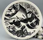 Wedgwood Whaling New England Industries Plate Designed by Clare Leighton.