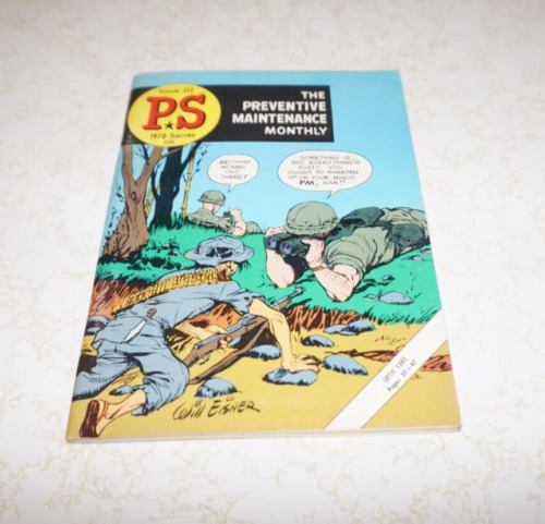 USGI COMIC BOOK Preventive Maintenance Monthly PS Magazine July 1970 Will Eisner