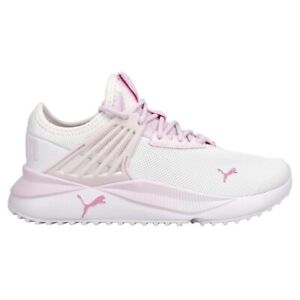 Puma Pacer Future Hazy Summer Lace Up  Womens Pink, White Sneakers Casual Shoes