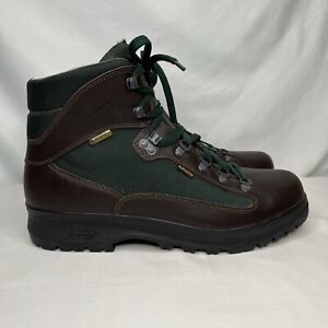 New LL Bean Air 8000 Goretex Lace Up Hiking Boots Brown Leather Mens 11M, 161346