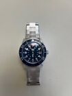 Swiss Army Victorinox Lancer Watch 32mm Silver w/ Blue Face EXCELLENT CONDITION!